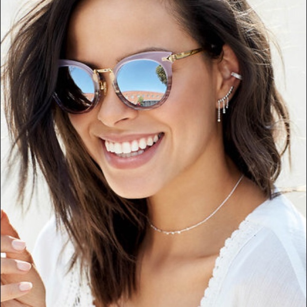 New unused Stella & Dot Wesley sunglasses in blush